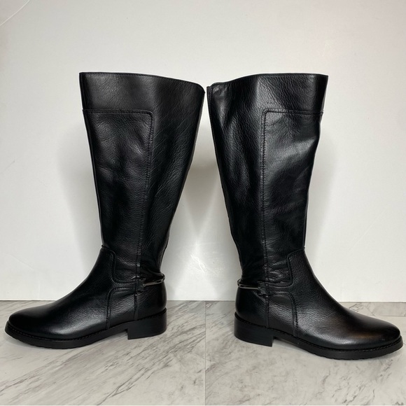 New! 27 Edit Naturalizer Kalani Black Leather Boot 5.5 - Picture 8 of 15